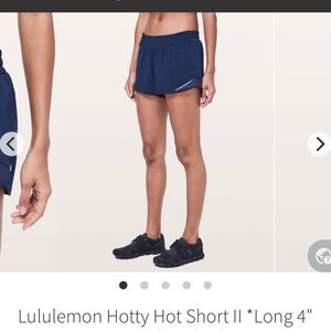 Lululemon Hotty Hot Shorts II